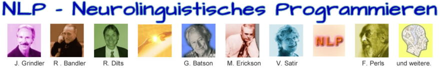 NLP - Neurolinguistisches Programmieren - Ein psychologisches Kommunikationsmodell bezüglich Wahrnehmung und Verhalten und seine Begründer - The Good Solution GmbH - www.the-good-solution.com
